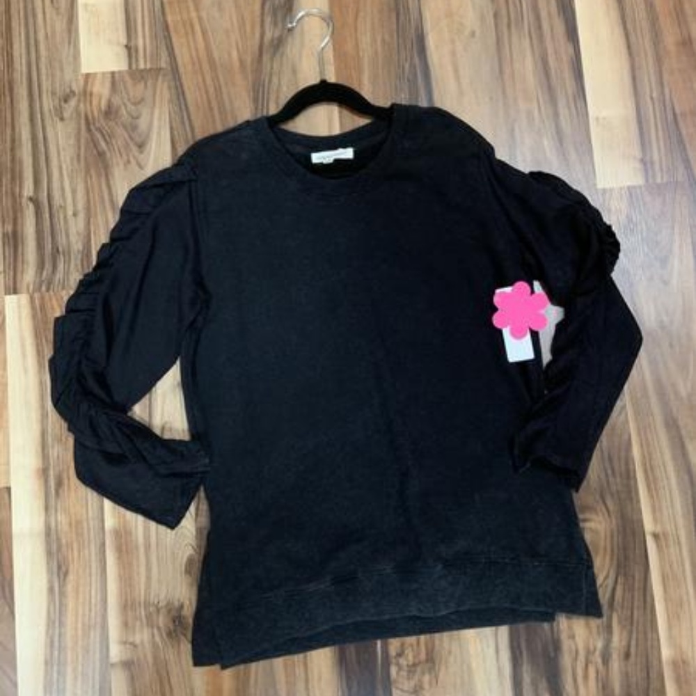 RUFFLED SWEATSHIRT BY PAPER FLOWER